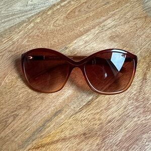 Vera Bradley Rumba Grid Brown Lens VB Doris Sunglasses